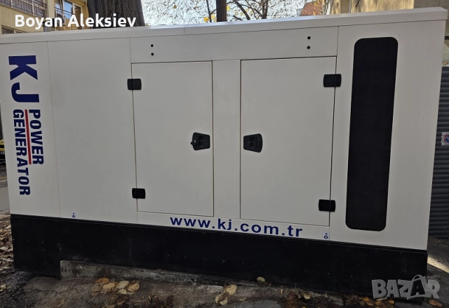 Дизелов трифазен генератор, стационарен, 75kVA,  с компютърно управление, на 62 работни часа