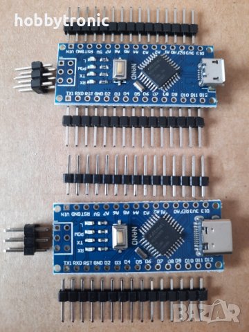 Arduino Nano V3 ATMEGA328P с незапоени рейки , снимка 3 - Друга електроника - 38454369