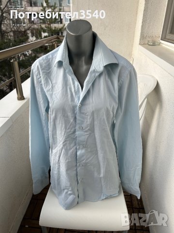 Мъжка риза Slim fit, снимка 1 - Ризи - 43352096