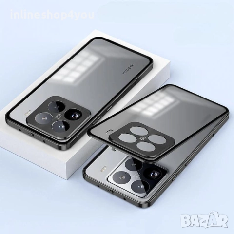 Двоен Магнитен Кейс за Xiaomi 15T / Pro със Защита на камерите