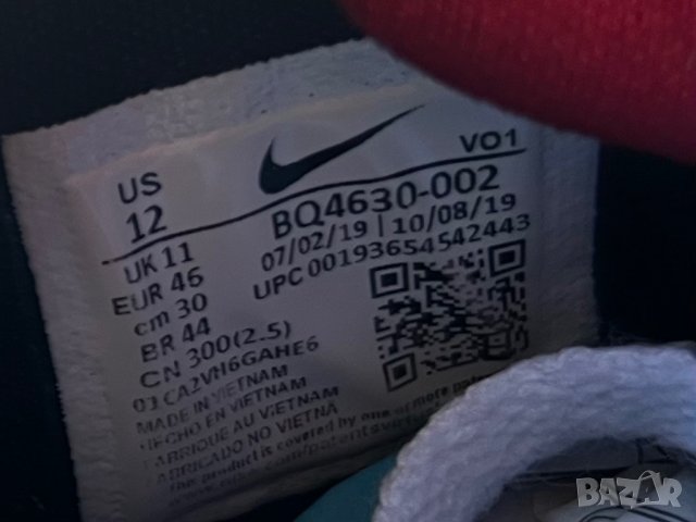 Nike Kyrie 6 Bred — номер 46 , снимка 6 - Маратонки - 43853130