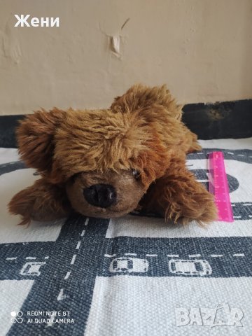 Легнало плюшено мече, около 40 см, снимка 1
