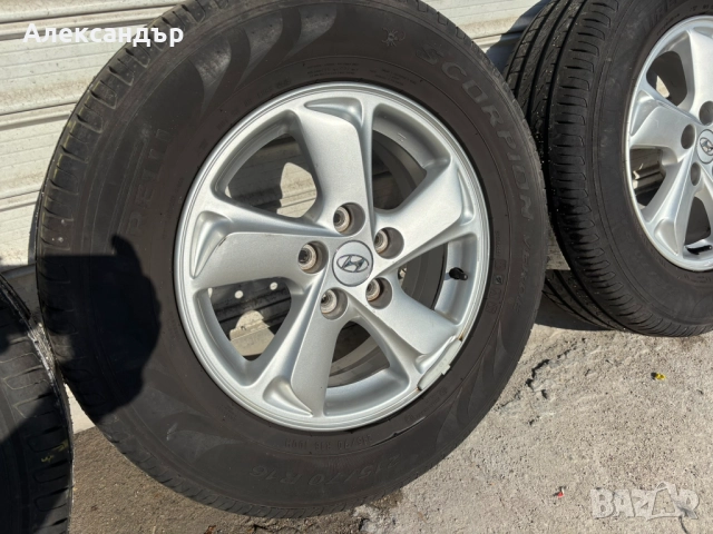 Алуминиеви джанти с летни гуми за джип Хюндай - IX/Santa Fe/Qashqai, снимка 3 - Гуми и джанти - 52287500