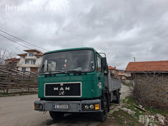 Камион ман с кран