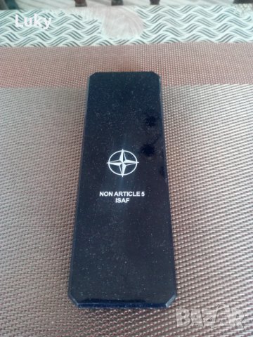 Продавам колекционерски, медал-плакет-Афганистан-ISAF., снимка 2 - Антикварни и старинни предмети - 43651885