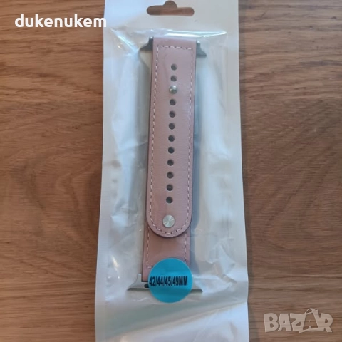 НОВA! Кожена каишка за Apple Watch (38–49 мм), снимка 8 - Друга електроника - 52809802