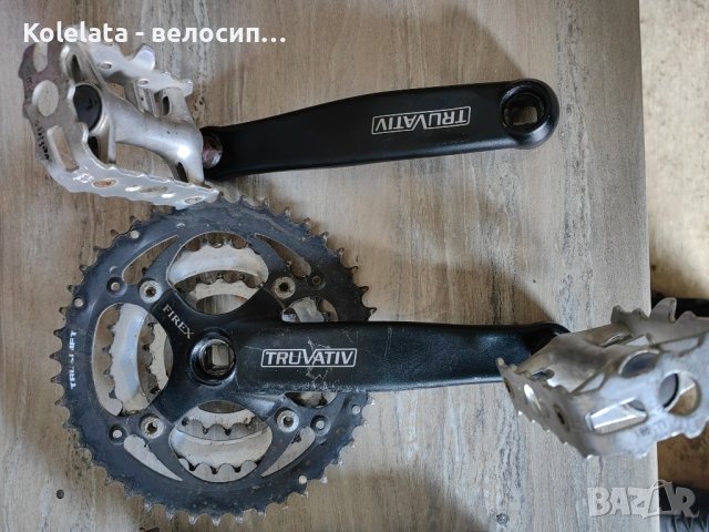 Курбели комплект с педали 170мм 175мм, снимка 2 - Части за велосипеди - 43449241