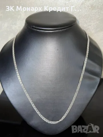Сребърен Ланец, снимка 2 - Колиета, медальони, синджири - 48986213