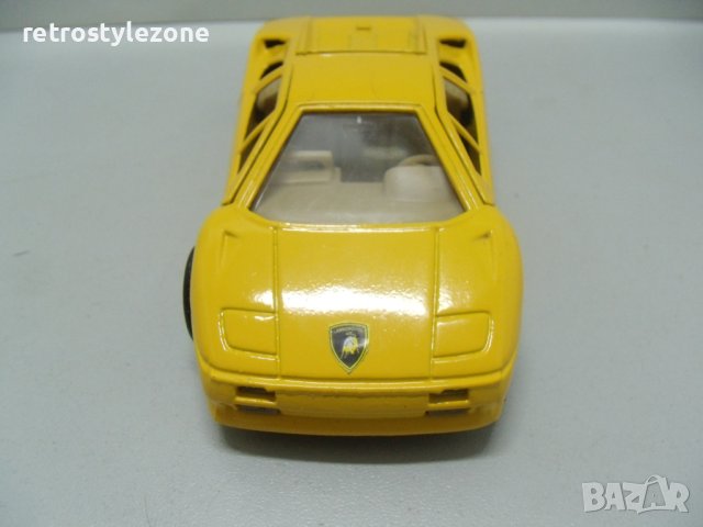 № 7310 стар макет автомобил Lamborghini Diablo - Mini Flitzer - WELLY  - размер 11 / 5 / 3,5 см  , снимка 8 - Други ценни предмети - 43467883