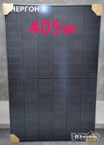 405w Високоефективен Фотоволтаичен панел ЧЕРНА РАМКА черна подложка изцяло черен