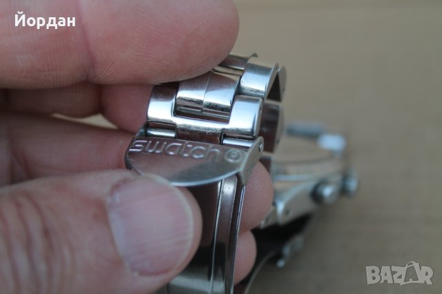 Мъжки часовник ''Swatch'' хронограф 40 мм, снимка 8 - Мъжки - 43593893