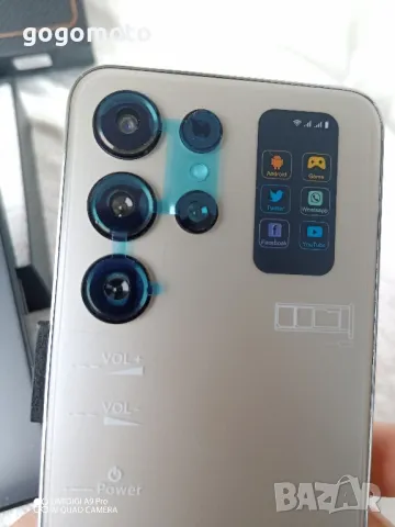 + ПОДАРЪК+5G смартфон,телефон/6.7 инч/16GB/102GB/10 ЯДРЕН/АНДРОИД 14/камери72Mpx/108 Mpx/СУПЕР МОЩЕН, снимка 5 - Телефони с две сим карти - 49608944