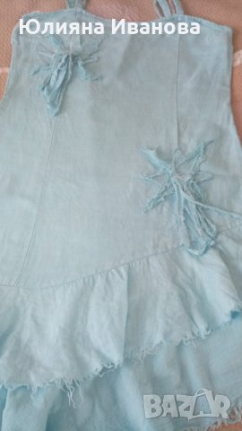 Красива синя рокля, снимка 2 - Рокли - 32264280