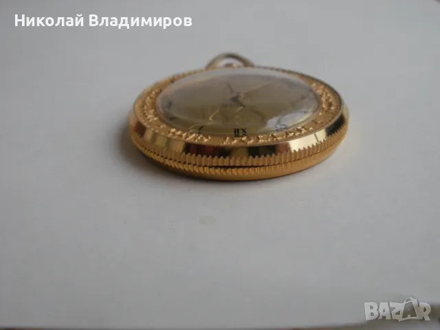  Rivo 1 долар швейцарски оригинален тип монета джобен арт деко часовник, снимка 14 - Мъжки - 49874260