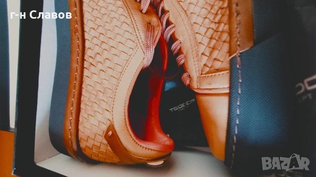 Teodor Leather Sneakers ОРИГИНАЛ! Мъжки ест. кожа!, снимка 12 - Спортно елегантни обувки - 51878058