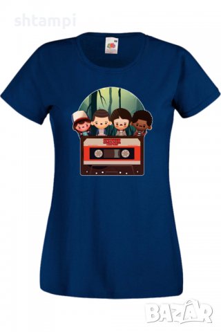 Дамска Тениска Stranger Things 4,Филм,Сериал,, снимка 6 - Тениски - 37314691