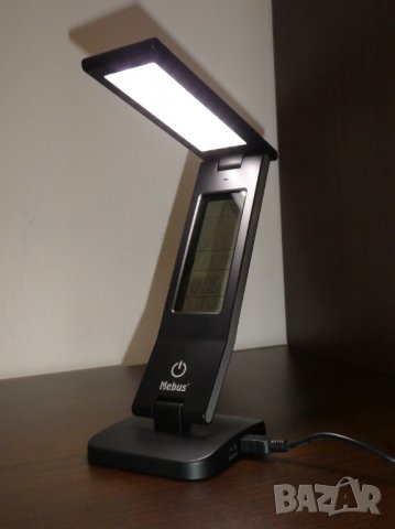 безжична LED метеорологична станция MEBUS, немска,термометър, влагомер, снимка 5 - Лед осветление - 27122251