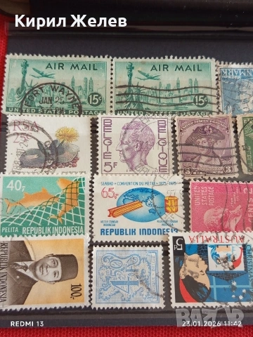 Стари пощенски марки от цял свят смесени БЕЛГИЯ,ДАНИЯ, АМЕРИКА за КОЛЕКЦИЯ 52003, снимка 2 - Филателия - 53198255