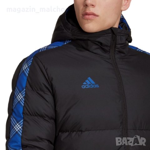 Мъжка Спортна Шуба - ADIDAS Tiro Long Down Hooded Parka Jacket; размер: XS, снимка 6 - Якета - 43988201