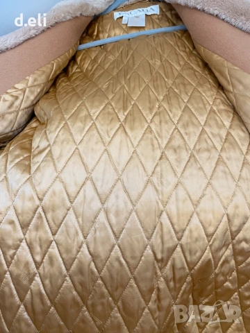 ESCADA Original Size L Страхотно палто с естествена яка, снимка 3 - Палта, манта - 53073785