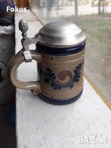 Стара немска халба за бира Goebel, снимка 7 - Антикварни и старинни предмети - 53384883