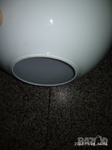 Резервен стъклен глобус,млечно бял,24см, снимка 2 - Други стоки за дома - 43188299