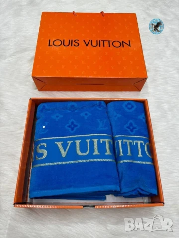 плажни кърпи в кутия versace hermes christian dior louis vuitton , снимка 11 - Хавлиени кърпи - 50592836