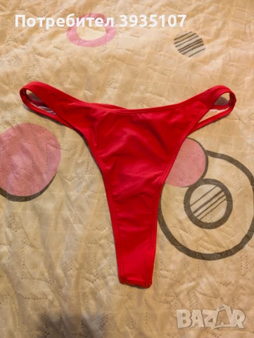 Долнище на бански червен цвят ново, снимка 3 - Бански костюми - 51369124