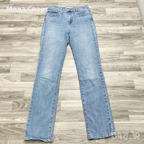 Levis 724 High rise Slim Straight 18883 Светлосини Дънки Висока Талия W29/L31 (S-M), снимка 4 - Дънки - 39103276