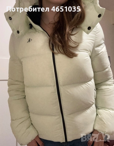 Дамско пухено яке Calvin Klein, снимка 4 - Якета - 52448528