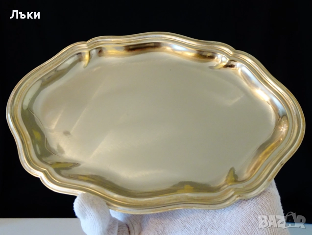 Посребрен поднос,плато Art Deco. 