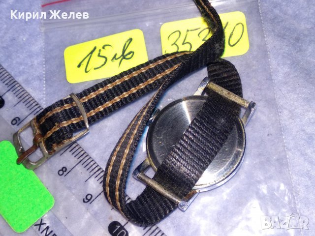 ЗАРЯ 21 КАМЪКА СДЕЛАНО в СССР Стар РУСКИ РЯДЪК МЕХАНИЧЕН ДАМСКИ ЧАСОВНИК с КАИШКА РИМСКИ ЦИФРИ 35310, снимка 5 - Антикварни и старинни предмети - 39887513