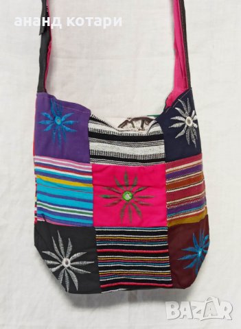 Индийски чанти Закопчава се с дзип (1-6), снимка 5 - Чанти - 31099258