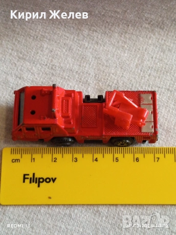 Метална количка ПОЖАРНА за КОЛЕКЦИЯ ДЕКОРАЦИЯ 42787, снимка 6 - Колекции - 53557756