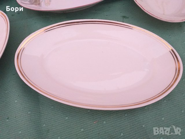 Български порцелан плата 6 броя, снимка 3 - Чинии - 32671211