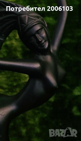 Метална статуетка женска фигура , снимка 5 - Статуетки - 38729786
