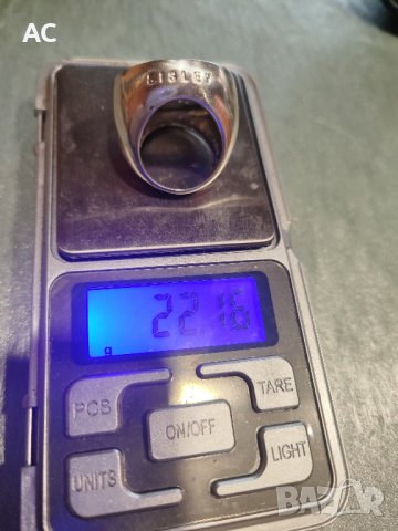 марков сребърен пръстен SISLEY, снимка 4 - Пръстени - 43062690