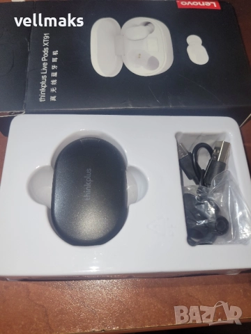 чисто нови слушалки леново