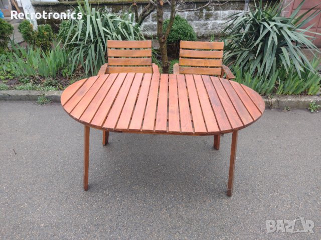 Сгъваема градинска маса и столове, снимка 7 - Градински мебели, декорация  - 40116743