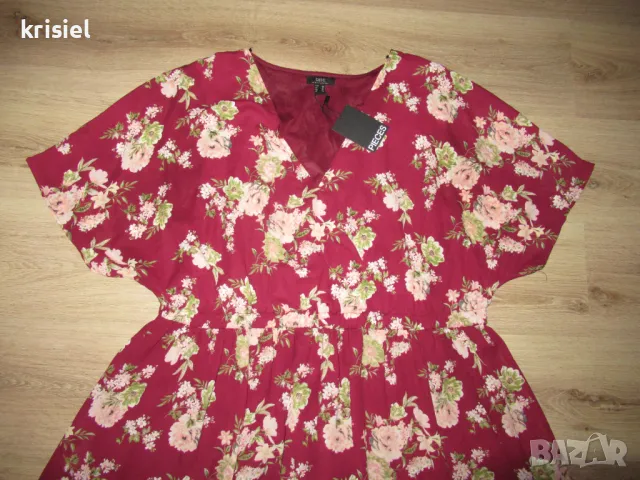 МНОГО КРАСИВА ЕЛЕГАНТНА РОКЛЯ--4XL номер, снимка 2 - Рокли - 49641705