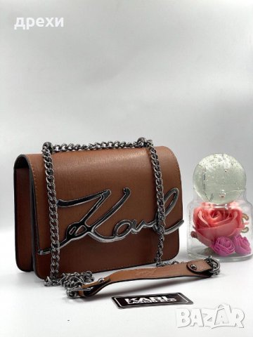 KARL LAGERFELD дамска чанта, снимка 6 - Чанти - 39411171