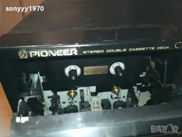 PIONEER CT-W550R DECK-MADE IN JAPAN ВНОС SWISS LNWC2210241102, снимка 7 - Декове - 47673615