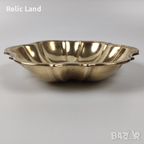 Фруктиера месинг, снимка 5 - Антикварни и старинни предмети - 43536726