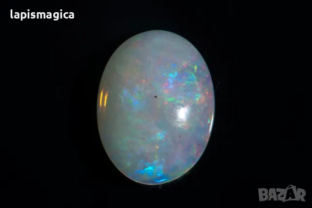 Етиопски опал 3.35ct овален кабошон