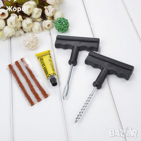 Авариен ремонтен комплект за спукани гуми, снимка 8 - Аксесоари и консумативи - 27494384