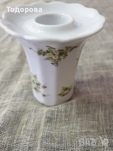 Порцеланов свещник, снимка 3 - Други - 49026633