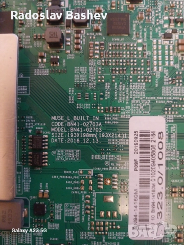 Main Board BN41-02703A BN94-14160M за SAMSUNG UE65RU7172U, снимка 2 - Части и Платки - 51967043