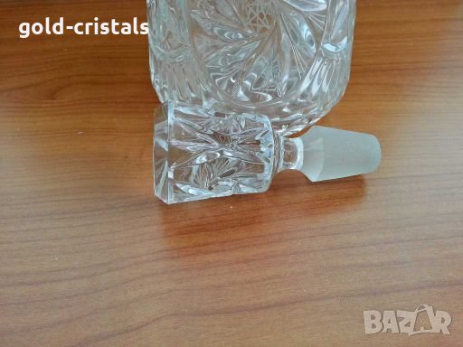 Кристална гарафа, снимка 8 - Антикварни и старинни предмети - 28429107