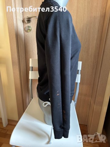 Дамска черна блуза с връзки, снимка 13 - Блузи с дълъг ръкав и пуловери - 43076179