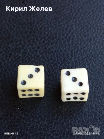 Две стари редки зарчета от соца за игра на табла за КОЛЕКЦИЯ 29140, снимка 2 - Други ценни предмети - 51395032